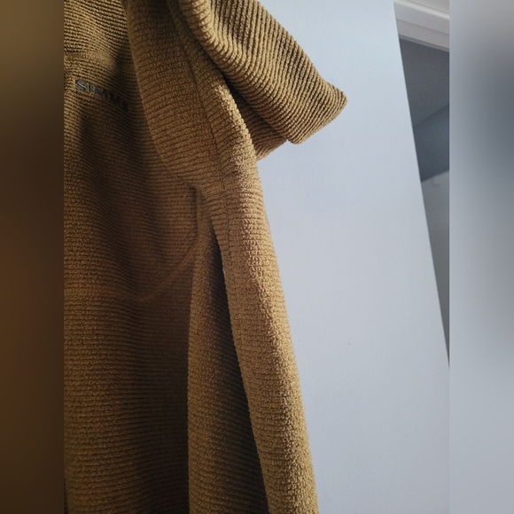 Simms x Northland Tackle Rivershed 1/4 Zip Fleece Camel/Tan Color Mens 2XL - Picture 5 of 10